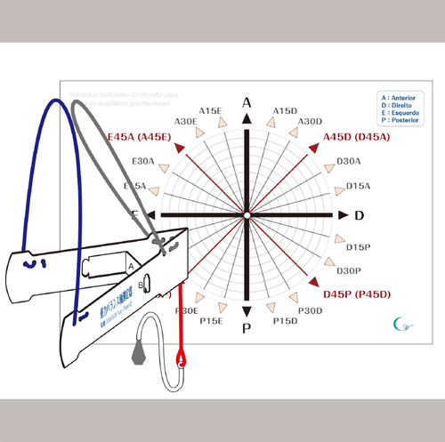 O conjunto de instrumentos de medição de eixo de equilíbrio de gravidade(Português)